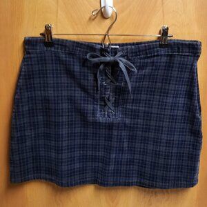 Skirt, SO Corduroy Plaid Skirt
